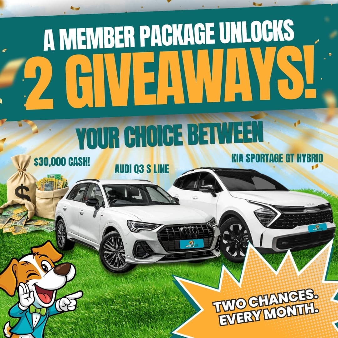 Win a Brand New Kia Sportage GT Hybrid, Brand New Audi Q3 S-Line or $30,000 Cash
